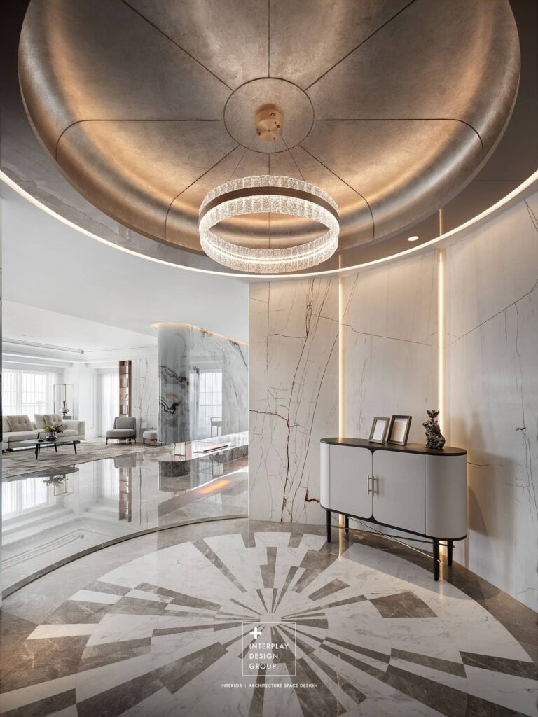 豪宅室內設計作品-「高雄THE ONE」案場