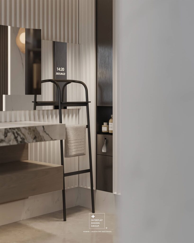 對設計細節的要求近乎苛求，像是視覺上的美感、材料的耐用度、施作的精準度以及機能配置的合理性。